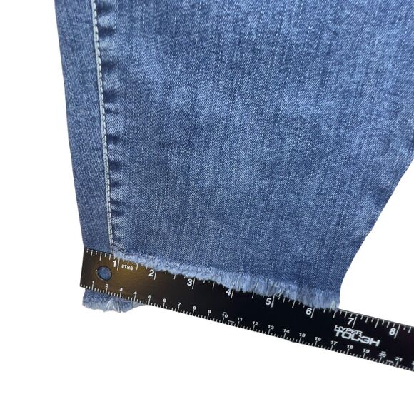 Crown & Ivy Jeans Womens Size 20 WR Curvy Skinny Distressed Ankle Pants Stretch - Picture 11 of 13